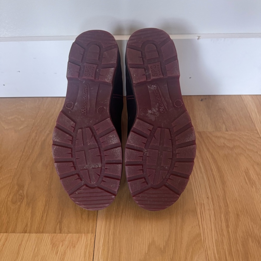 Blundstone Super 550 Series Chelsea Boots Black/Red Gore/Red Sole US 9.5/UK 6.5 - Picture 6 of 8